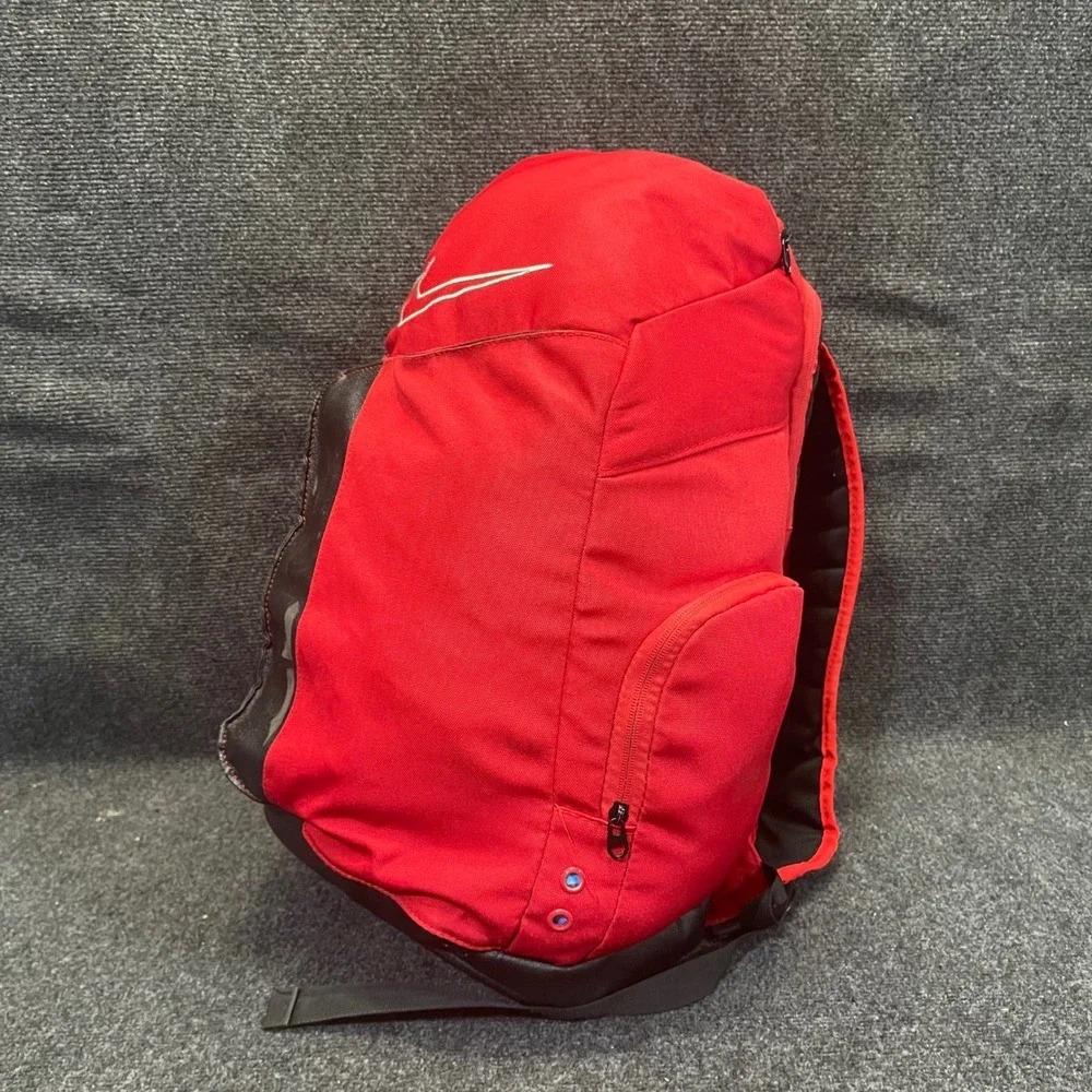 Nike Hoops BA6164-658 Elite Pro Basketball 32L Red/Black Max Air Straps Backpack